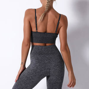 Conjunto de Yoga sin Costuras 2026, 2 Piezas, Ropa Deportiva para Mujer, Leggings de Cintura Alta y Sujetador Deportivo, Ropa de Gimnasio, Conjunto de Ropa Deportiva - Product Image 4