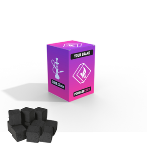Charbon de bois de narguilé naturel de qualité supérieure Cube de briquettes de charbon de bois de shisha Indonésie Usine à longue combustion à faible teneur en cendres OEM de marque privée - Product Image 1