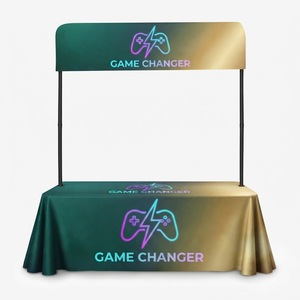 Mantel Personalizado Impreso a Todo Color con Degradado de Poliéster para Ferias Comerciales, Eventos y Exposiciones - Product Image 6