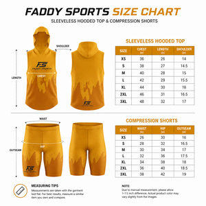 Ensemble d'uniformes de football 7v7 personnalisés par sublimation : Hoodie sans manches, short de compression respirant et à séchage rapide pour jeunes joueurs de la ligue de passe. - Product Image 6