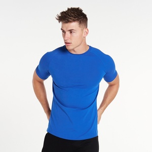 Camiseta Básica de Cuello Redondo para Hombre, 100% Algodón, con Logotipo Frontal, Corte Ajustado, Informal, Transpirable, a Precios Bajos - Product Image 3