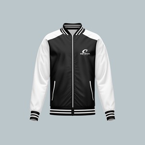 Chaqueta Bomber Deportiva de Satén con Logotipo Personalizado, Chaqueta Universitaria de Béisbol, Chaqueta Varsity Hip Hop de Satén para Hombre - Product Image 6