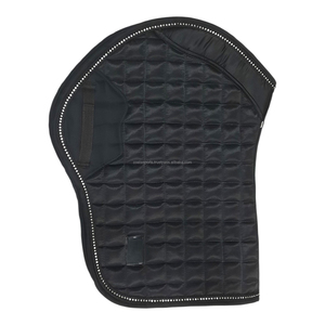 Rhinestone saddle <b>pads</b> all colors comfortable breathable sweat absorber horse beautiful satin saddle <b>pad</b> - Product Image 2