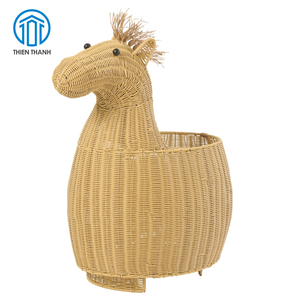 Cesta de Almacenamiento de Mimbre con Forma de Tiburón Hecha a Mano, Nuevo Diseño, Más Vendida, con Tapa, Cesta de Juguetes de Mimbre de Alta Calidad, Decoración del Hogar - Product Image 1