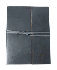 Wholesale High Customized Vintage Journal Handmade Recycled Cotton Paper Grey Color Cover Leather Gift - Product Image 1