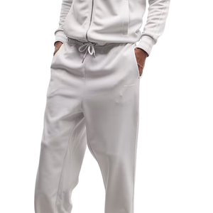 Men Full <b>Zip</b> Winter Tracksuit Set Hooded Jacket Straight Leg Drawstring <b>Trousers</b> Regular Fit Casual Two Piece Eco-Friendly - Product Image 5