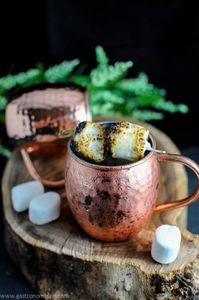 Juego de tazas Moscow Mule de cobre para cócteles de lujo, tazas metálicas con acabado martillado, duraderas, reutilizables, para fiestas. - Product Image 5