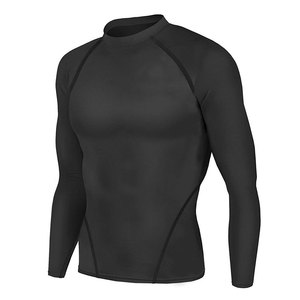 Ensemble de vêtements de compression Elite Gym pour hommes, t-shirt de sport à séchage rapide et pantalon de fitness, tenue de sport - Product Image 1