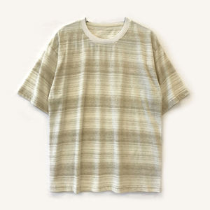 Men Lining Oversized T-Shirt Premium Cotton Layered Crew Neck Short Sleeve Relaxed Streetwear Fashion Tee - Product Image 3