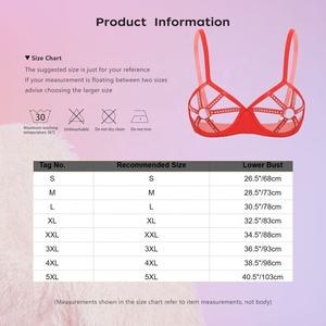 Sujetador con Aros Transparente para Mujer, Sujetadores Transparentes con Realce para Senos Grandes que Mostraran los Pezones, Top de Lencería Sexy - Product Image 6