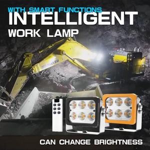 Lumière de Surface Changement de Couleur Led <span class=keywords><strong>Veilleuse</strong></span> Intelligente Caractéristiques Intelligentes Universelles 3000lm Projecteur Led Travail Lumières avec Connecteur - Product Image 4