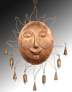 Campanas de latón pequeñas de imitación antiguas Metal pulido con técnica de fundición - Product Image 6