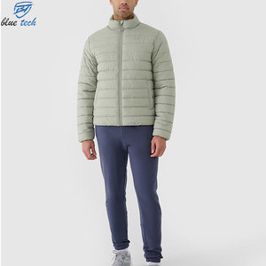 Custom Logo Men's Puffer <b>Jacket</b> Quilted Winter Coat Stand Collar Warm Insulated Outdoor Hooded Windproof Streetwear Wholesale - Product Image 4
