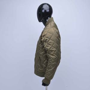 Veste matelassée d'hiver pour homme grande taille, logo personnalisé de haute qualité, vente en gros, broderie, coupe-vent, respirante, tissu satiné - Product Image 4