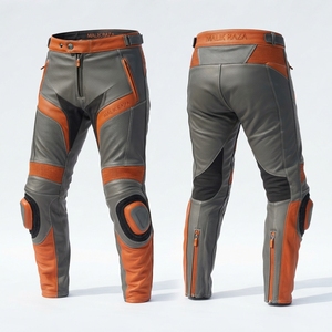 Pantalon de motard pour la communauté des motards |   Mesures personnalisées |   Équipement de course en cuir |   Noms Logos Numéros - Product Image 5