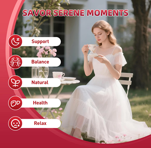 OEM ODM Prêt à expédier – Sachets de thé bien-être pour femmes – Mélange naturel Hibiscus, Rose, Mûre – Favorise la santé féminine – 20 sachets - Product Image 5