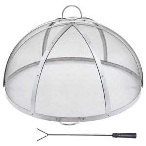 Coperchio per Braciere da Esterno in Acciaio Rinforzato da 36 Pollici con Schermo Antifiamma e Antifumo, Facile da Aprire - Product Image 1