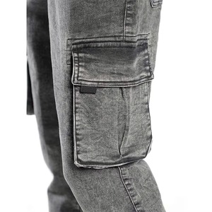 Jeans de Hombre de Alta Calidad, Diseño Nuevo, 100% Algodón Elástico, Jeans de Mezclilla hasta el Tobillo - Product Image 3