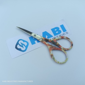 Custom Design Embroidery <b>Scissors</b> Suppliers Wholesale Stainless Steel Blade Right-Handed Custom Color Nail Application - Product Image 4