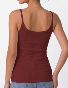 <b>Womens</b> Soft Comfortable <b>Knitted</b> Cami <b>Tank</b> <b>Top</b> Sleeveless Spaghetti Strap Camisole Front Casual Summer Layering <b>Top</b> - Product Image 6