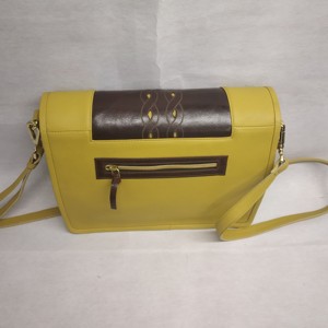 Designer Laser Cutting Leather Vintage Zipper Closure Shoulder <b>Bags</b> <b>Large</b> Custom Party Wear Women's Fashionable Portable Shopper - Product Image 2