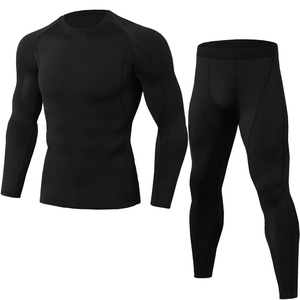 Hivo Sports, Última Novedad, el Mejor Chándal de Compresión para Hombre, Resistente, Transpirable, para Invierno, con Logotipo Personalizado, Diseño 2 en 1, Elástico - Product Image 2