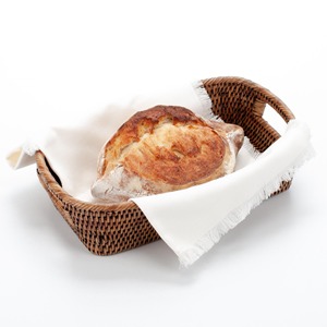 Artex Green Earth Handwoven Natural Rattan Eco-Friendly Modern Multifunction Oval <b>Bread</b> <b>Basket</b> Hanoi Vietnam Size L13xW8xH3.2 - Product Image 3