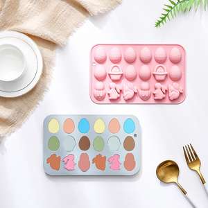 Molde de Silicona para Hornear Pasteles de Chocolate con Forma de Conejo de Pascua - Product Image 4