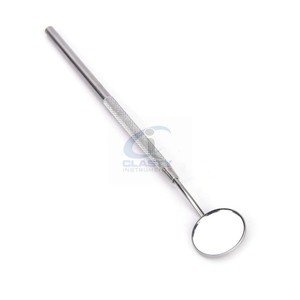 Miroir buccal dentaire à manche creux en acier inoxydable, loupe professionnelle pour l'examen et le nettoyage des dents, outil de clinique OEM - Product Image 6