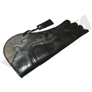 Modern Premium Cowhide Leather Eco-Friendly Falconry Gloves Double-Layer Protection Four Seasons Safe Bird Handling Hunting - Product Image 3
