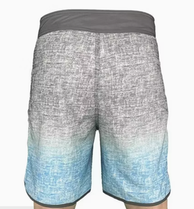 Shorts de Baño para Hombre, Degradado Rosa y Azul, Cintura Media, Cordón Ajustable, Secado Rápido, Estilo Casual, Largo Bermuda, con Bolsillos - Product Image 5