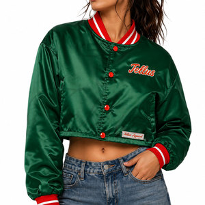 Chaqueta Varsity para Mujer, Diseño Moderno, Ajuste Cómodo, Transpirable, Nueva Llegada - Product Image 1