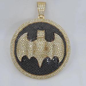 Charmes en argent 925 de qualité supérieure, sertis de moissanite, style hip-hop, pour hommes, bijoux de luxe - Product Image 1