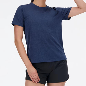 เสื้อยืดคอกลมผู้หญิงสไตล์ใหม่ ขายดี แห้งเร็ว ออกแบบได้ตามต้องการ ดีไซน์มืออาชีพ เสื้อยืดลำลองสำหรับผู้หญิง - Product Image 2