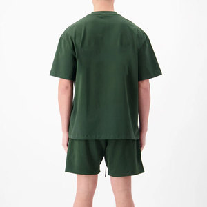 Camisa de Verano de Diseño Nuevo, Corta, con Dos Bolsillos Laterales, Lisa, Formal, OEM, Cómoda y a la Moda, Conjunto de Dos Piezas para Hombre - Product Image 6
