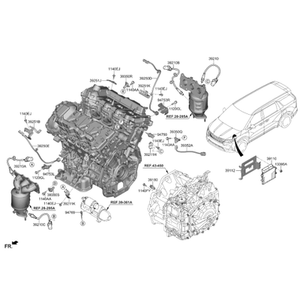 Sensores y Interruptores de Motor Nuevos Carnival, Lado Derecho, 392503NFA0 - Product Image 2
