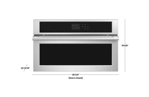 G-E M-o-n-o-g-r-a-m, Electrodoméstico de Acero Inoxidable 30, Eléctrico, 1.3 C-u. Horno de Vapor F-t. S-t-e-a-m W-a-l-l O-v-e-n - ZMB9032SNSS - Product Image 3