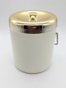 Cubo de Hielo Blanco de Diseño con Asa Dorada para Bares de Lujo en el Hogar, Fiestas, Ocasiones Festivas y Regalos, Hecho en India - Product Image 4