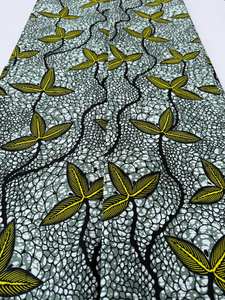 Tissu 100% en coton avec texture douce imprimé à la cire africaine pour la mode et la décoration intérieure en Libye - Product Image 3