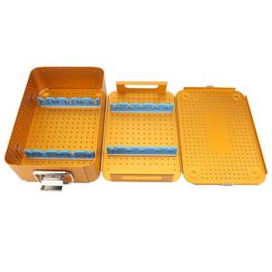 Caja de Esterilización para Instrumentos Quirúrgicos de Aluminio de Grado Médico, Certificada por la CE, de Primera Calidad, Autoclavable y Perforada, en Oferta - Product Image 5
