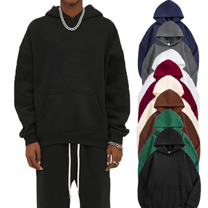 Sweat-shirts unisexes en molleton épais 100 % coton, impression numérique, grandes tailles, coupe ample, décontractés, hiver, vente en gros - Product Image 2