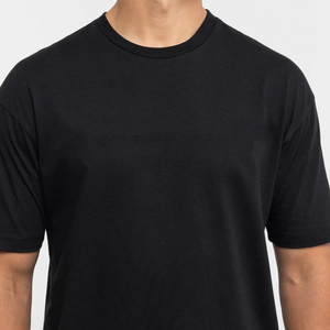 Wholesale Washed Soft Blank 100% Bamboo Cotton Custom Men T-shirt blank Man Bamboo <b>Tshirt</b> - Product Image 3