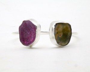 Mix Gemstone German Silver Cuff <b>Bracelet</b> Handmade <b>Adjustable</b> Boho Ethnic Statement Jewelry for Women - Product Image 1