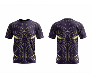 Usine de t-shirts en sublimation OEM ODM, prix de gros, fournisseur de vêtements de fitness |   Tailles pour hommes, femmes et jeunes |   Léger et à séchage rapide - Product Image 6