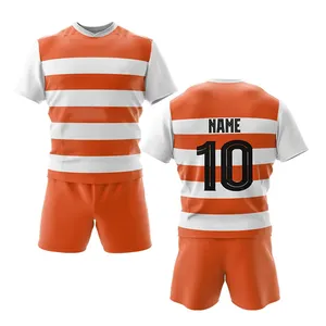 ชุดกีฬารักบี้ขายส่งสำหรับผู้ชาย OEM คุณภาพสูง แบบซับลิเมชั่น ชุดรักบี้แบบกำหนดเองได้สำหรับทุกเพศ เสื้อเจอร์ซีย์ - Product Image 2