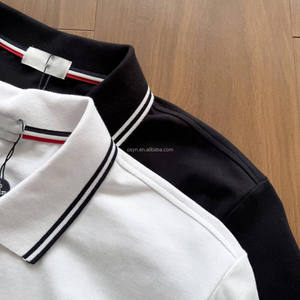 เสื้อโปโลผู้ชายแบรนด์หรู รุ่นซัมเมอร์ ผ้าฝ้ายแท้ แขนสั้น ปกเสื้อทันสมัย สไตล์ลำลอง - Product Image 6