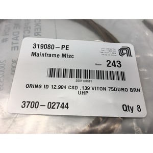 LOT DE 8 AMAT 3700-02744 Oring ID 12.984 CSD .139 - Équipements et pièces semi-conductrices d'occasion fiables à l'échelle mondiale chez - Product Image 1