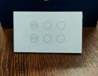 Interrupteur Wi-Fi pour rideaux et volets, double/triple, pour domotique, compatible Israël, 1/2/3 voies, contrôle via application Tuya