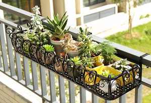 Iron wall mounted flower <b>basket</b> <b>plant</b> holder garden decor balcony patio outdoor home terrace ornament farmhouse showpiece decor - Product Image 6