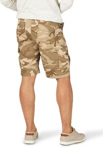 Shorts cargo camouflage pour homme, taille mi-haute, respirants, décontractés, en polyester et coton tissé, avec poches - Product Image 5